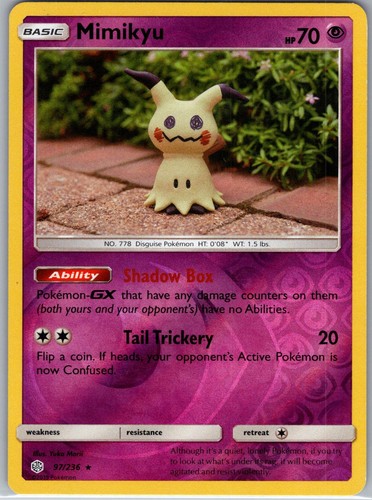 Mimikyu 236 rare cosmic - 97/236,