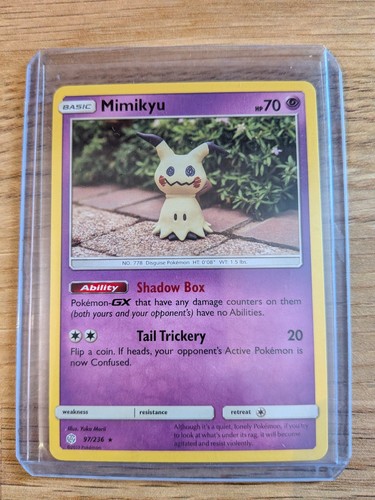 Pokémon mimikyu tcg cosmic - pokémon,