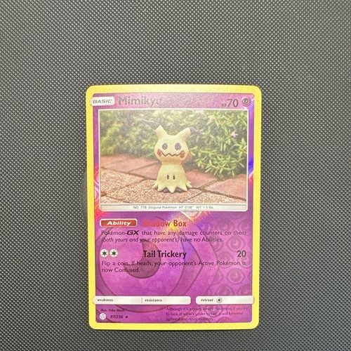 Pokemon tcg mimikyu 236 sm - mimikyu, 97/236